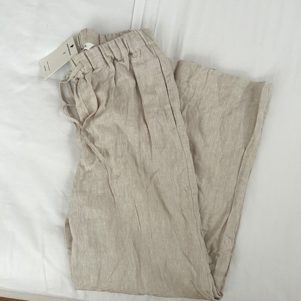 GLASSONS LINEN TROUSERS